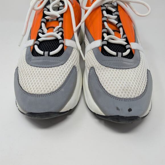 Christian Dior B22 Sneaker Orange Grey White Mesh Chunky Trainer main image 8